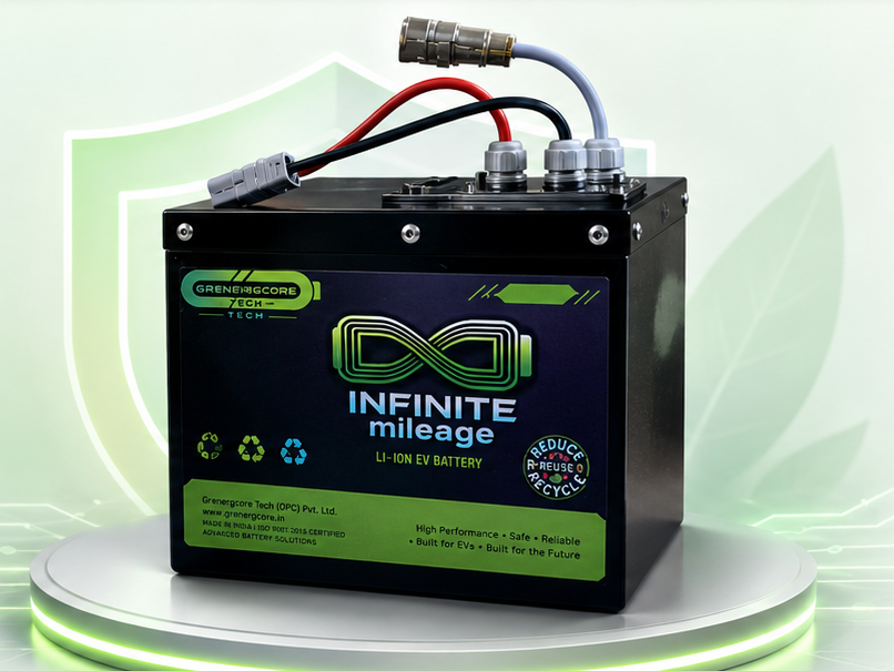 Infinite Mileage Li-ion EV battery by Grenergcore Tech